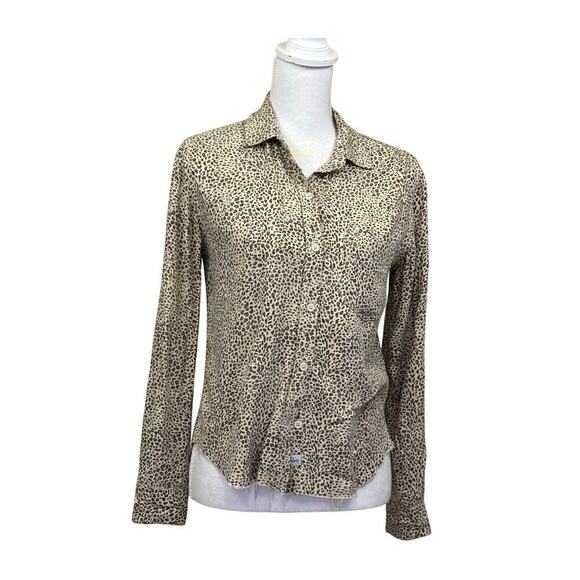 Rails Raw Ingrid jungle top, cream/brown, XS, leopard, casual, everyday, simple - Picture 1 of 6